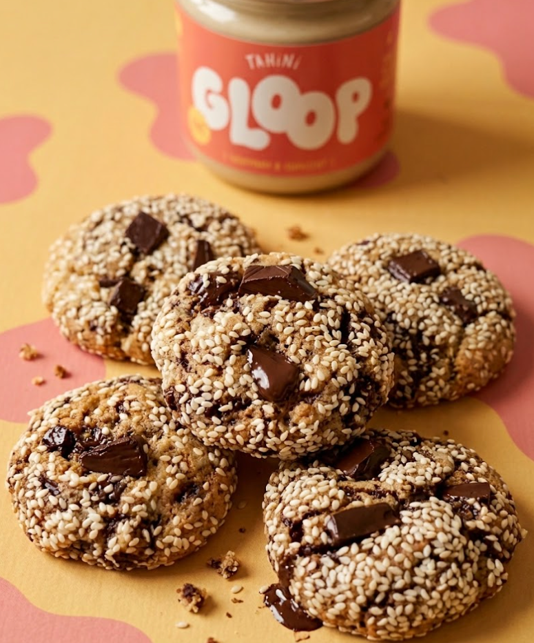 Recette secrète - Cookies au Tahini et Chocolat Noir