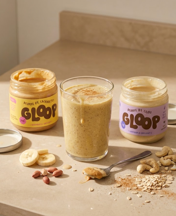 Smoothie banane & beurre de cajou ultra crémeux